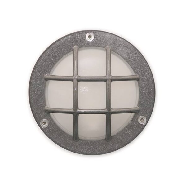 ΑΠΛΙΚΑ ΑΛΟΥΜΙΝΙΟΥ ΓΚΡΙ ΣΤΡΟΓΓΥΛΗ  ΜΕ ΠΛΕΓΜΑ – IL121 AL G