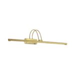 IDEAL LUX Απλίκα Τοίχου BOW LED 8W 3000K Χρυσού Χρώματος – 121130