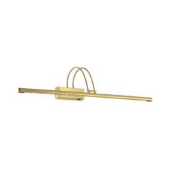 IDEAL LUX Απλίκα Τοίχου BOW LED 8W 3000K Χρυσού Χρώματος – 121130