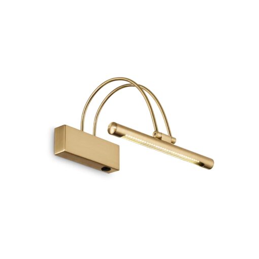 IDEAL LUX Απλίκα Τοίχου BOW LED 2.5W 3000K Χρυσού Χρώματος – 121154