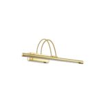 IDEAL LUX Απλίκα Τοίχου BOW LED 4.5W 3000K Χρυσού Χρώματος – 121178