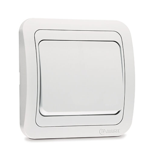 Διακόπτης Μεσαίος Λευκός Αλέ Ρετούρ Makel Mimoza – 12120