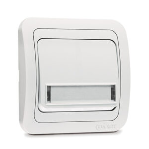 Μπουτόν Επιγραφής Λευκό Makel Mimoza – 12130