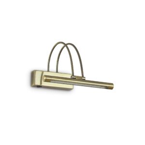 IDEAL LUX Απλίκα Τοίχου BOW LED 2.5W 3000K Χρυσού Χρώματος – 121338