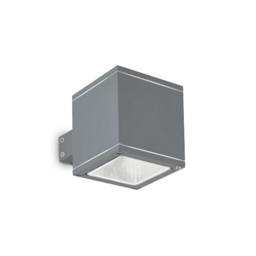 IDEAL LUX Φωτιστικό Τοίχου Βεράντας SNIF 1xG9 IP44 Χρώματος Ανθρακί – 121963