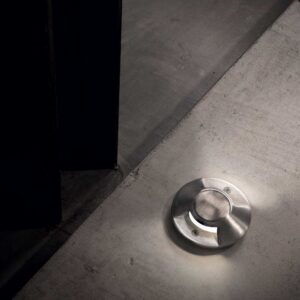 IDEAL LUX Φωτιστικό Σποτ Διαδρόμου Κήπου ROCKET-2 LED 3.5W 4000K IP65 Ατσάλινου Χρώματος – 122021