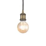 IDEAL LUX Κρεμαστό Φωτιστικό FRIDA 1xE27 Χρυσού Χρώματος – 122083