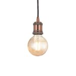 IDEAL LUX Κρεμαστό Φωτιστικό FRIDA 1xE27 Χρώμα Χαλκού – 122106