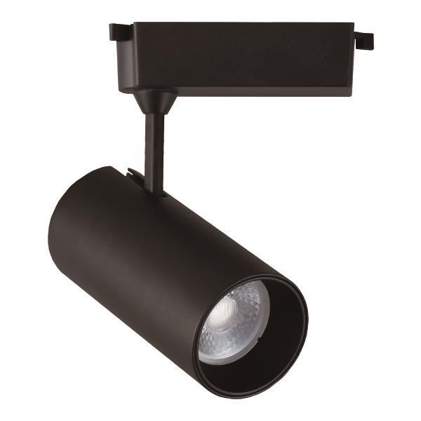 ΣΠΟΤ ΡΑΓΑΣ LED 2 ΓΡΑΜΜΩΝ 20W 3000K Φ70Χ160 ΜΑΥΡΟ PLUS EUROLAMP – 145-59053