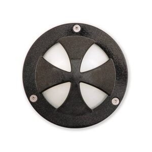 ΑΠΛΙΚΑ ΑΛΟΥΜΙΝΙΟΥ ΜΑΥΡΟ ΣΤΡΟΓΓΥΛΗ  ΣΧΗΜΑ ΜΑΛΤΕΖΙΚΟΥ ΣΤΑΥΡΟΥ – IL123 AL BP