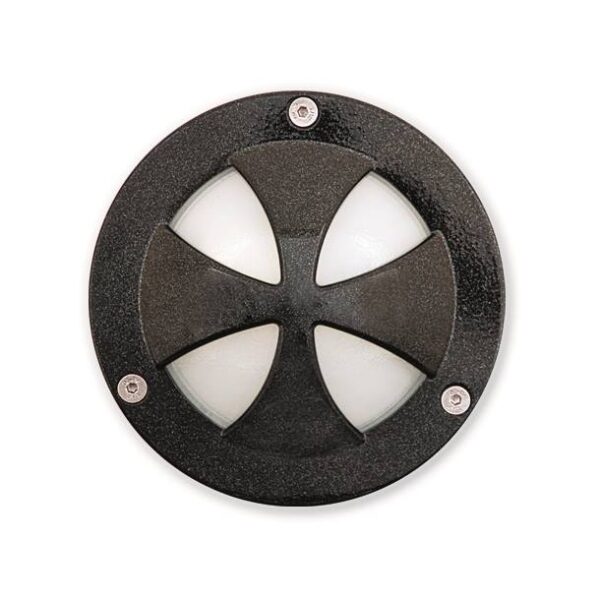 ΑΠΛΙΚΑ ΑΛΟΥΜΙΝΙΟΥ ΜΑΥΡΟ ΣΤΡΟΓΓΥΛΗ  ΣΧΗΜΑ ΜΑΛΤΕΖΙΚΟΥ ΣΤΑΥΡΟΥ – IL123 AL BP