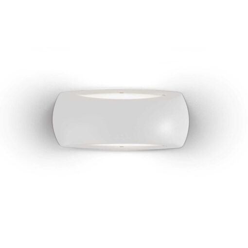 IDEAL LUX Απλίκα Τοίχου Βεράντας FELIX-1 1xE27 Λευκού Χρώματος IP66 Λευκού Χρώματος – 123745