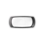 IDEAL LUX Απλίκα Τοίχου FELIX-2 IP66 1xE27 Μαύρου Χρώματος – 123783