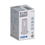 LED Φωτιστικό 10W Λευκό Σώμα 250mm V-TAC IP65 4000K Φυσικό Λευκό  – 128317