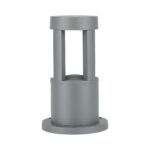 LED Επιδαπέδιο Φωτιστικό 10W V-TAC 25cm Αδιάβροχο IP65 Γκρι Αλουμίνιο Θερμό Λευκό 3000K – 128319