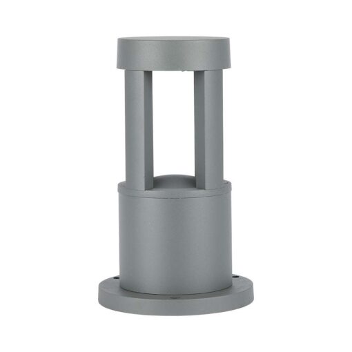 LED Επιδαπέδιο Φωτιστικό 10W V-TAC 25cm Αδιάβροχο IP65 Γκρι Αλουμίνιο Θερμό Λευκό 3000K – 128319