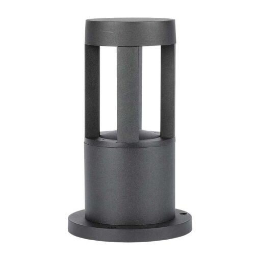 LED Επιδαπέδιο Φωτιστικό 10W V-TAC 25cm Αδιάβροχο IP65 Μαύρο Αλουμίνιο Φυσικό Λευκό 4000K – 128323