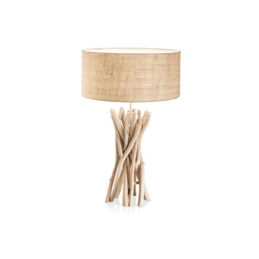 IDEAL LUX Επιτραπέζιο Φωτιστικό DRIFTWOOD 1xE27 Ξύλο – 129570