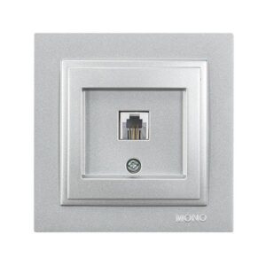 ΠΡΙΖΑ ΤΗΛΕΦΩΝΟΥ MONH RJ 11 ΑΣΗΜΙ EUROLAMP – 152-10438