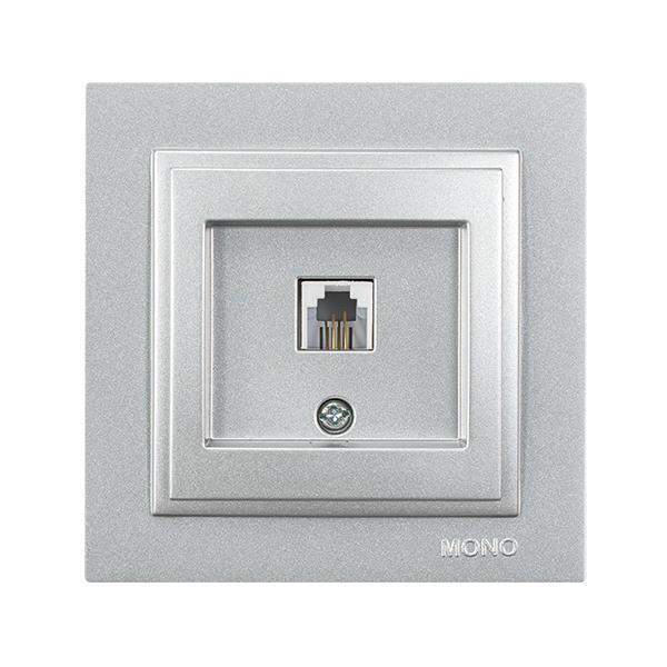 ΠΡΙΖΑ ΤΗΛΕΦΩΝΟΥ MONH RJ 11 ΑΣΗΜΙ EUROLAMP – 152-10438