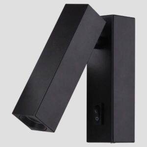 ΑΠΛΙΚΑ ΤΟΙΧΟΥ ΕΣΩΤΕΡΙΚΗ LED 3W 3000Κ ALK01 ΜΑΥΡΗ EUROLAMP 145-50001