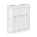 Επιτοίχιο Φωτιστικό LED για Σκαλοπάτια 2W V-TAC Λευκό Τετράγωνο Αδιάβροχο IP65 Φυσικό Λευκό 4000K – 1320