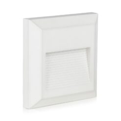 Επιτοίχιο Φωτιστικό LED για Σκαλοπάτια 2W V-TAC Λευκό Τετράγωνο Αδιάβροχο IP65 Φυσικό Λευκό 4000K – 1320