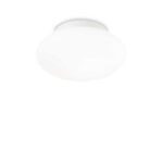 IDEAL LUX Πλαφονιέρα BUBBLE 1xE27 IP44 Λευκού Χρώματος – 135250