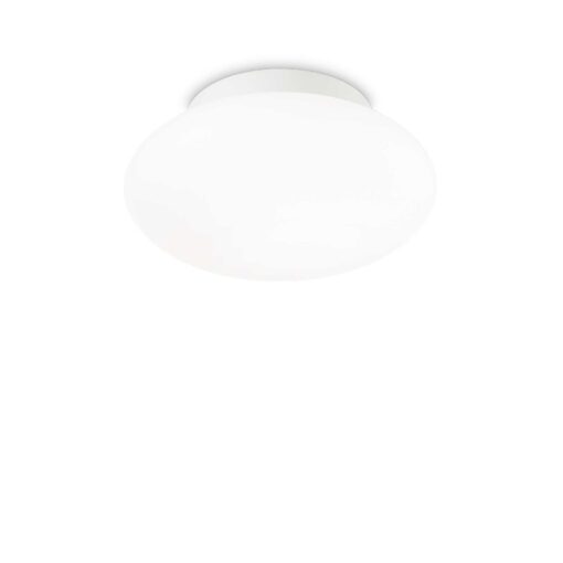 IDEAL LUX Πλαφονιέρα BUBBLE 1xE27 IP44 Λευκού Χρώματος – 135250