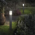 IDEAL LUX Φωτιστικό Δαπέδου Κήπου PULSAR 1xE27 IP44 Χρώματος Ανθρακί – 135908