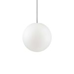 IDEAL LUX Κρεμαστό Φωτιστικό Βεράντας SOLE 1xE27 IP44 Λευκού Χρώματος – 135991