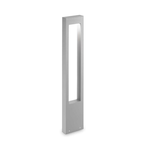 IDEAL LUX Φωτιστικό Δαπέδου Κήπου VEGA 1xG9 IP44 Χρώματος Ασημί  – 136042