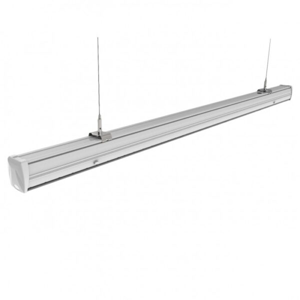 LED Γραμμικό Κρεμαστό Φωτιστικό 150cm Λευκό Linkable Dimmable 50W V-TAC 90° 8000lm Φυσικό Λευκό 4000K Follow – 1363