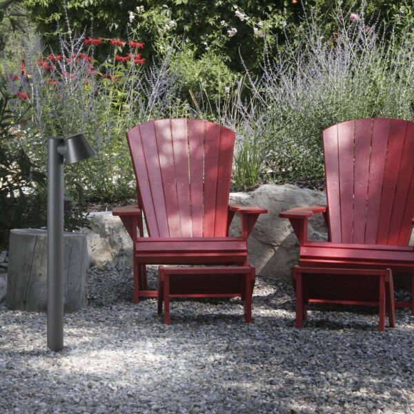 IDEAL LUX Φωτιστικό Δαπέδου Κήπου GAS IP43 1xGU10 IP43 Χρώματος Ανθρακί – 139470