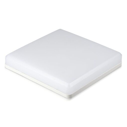 LED Πλαφονιέρα Λευκή 25W V-TAC PRO Samsung Chip IP44 110° 2500lm 30×30 Θερμό 3000K – 13959
