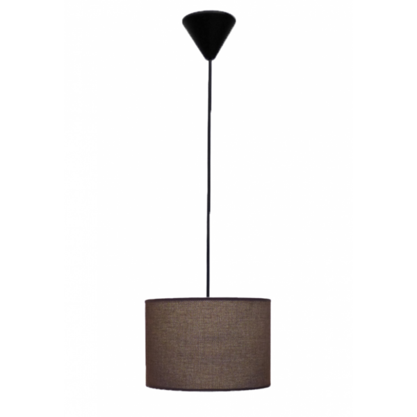 ΗΚ-08 ΚΑΦΕ 1L ΚΡΕΜΑΣΤΟ ΚΑΠΕΛΟ ME ΚΑΛΩΔΙΟ ,Φωτιστικό καπέλο κύλινδρος Φ20 Heronia – 14-0141