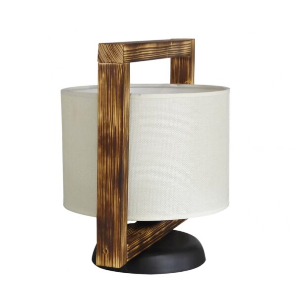 HKF-01PR ΠΟΡΤΑΤΙΦ WOOD ΛΕΥΚΟ/ΚΡΕΜ-ΚΑΜΕΝΟ Ε/27 ΑΜΠΑΖΟΥΡ Heronia – 14-0234