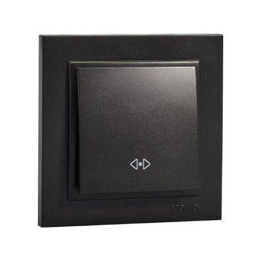 ΔΙΑΚΟΠΤΗΣ ΜΕΣΑΙΟΣ A/R ΜΑΥΡΟΣ EUROLAMP – 152-10306