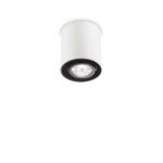 IDEAL LUX Φωτιστικό Σποτ Οροφής MOOD 1xGU10 Λευκού Χρώματος – 140841