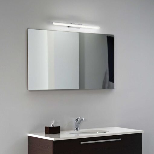 IDEAL LUX Φωτιστικό Καθρέπτη Μπάνιου RIFLESSO LED 18W 3000K IP44 Λευκού Χρώματος – 142289