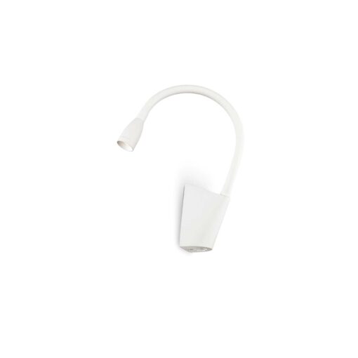 IDEAL LUX Απλίκα Τοίχου Αναγνώστης GOOSE LED 3W 3000K Λευκού Χρώματος – 142708