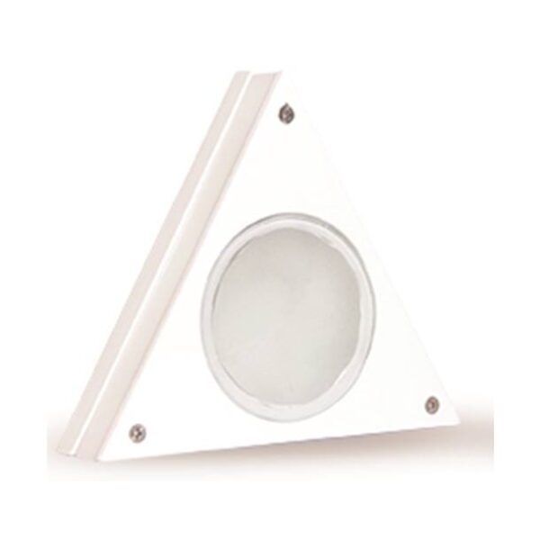 ΑΠΛΙΚΑ ΤΡΙΓΩΝΗ ΔΙΠΛΟΥ  ΦΩΤΙΣΜΟΥ ΛΕΥΚΟ – IL143 A W