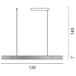 ΦΩΤΙΣΤΙΚΟ ΓΡΑΜΜΙΚΟ ΜΟΝΟΦΩΤΟ LED 25W ΜΑΥΡΟ 3 CCT L120*W5.6*H7CM EUROLAMP – 144-16021