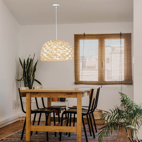 ΦΩΤΙΣΤΙΚΟ ΚΡΕΜΑΣΤΟ ΜΟΝΟΦΩΤΟ Ε27 BAMBOO EUROLAMP – 144-33021