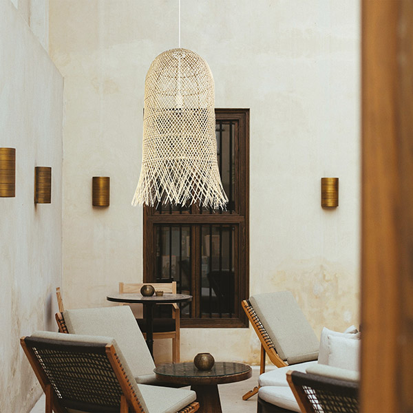 ΦΩΤΙΣΤΙΚΟ ΚΡΕΜΑΣΤΟ ΜΟΝΟΦΩΤΟ Ε27 MAX 60W RATTAN ΦΥΣΙΚΟ ΧΡΩΜΑ EUROLAMP – 144-33025