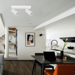 ΣΠΟΤ ΟΡΟΦΗΣ ΔΙΠΛΟ GU10 S1901 ΛΕΥΚΟ EUROLAMP 144-60007