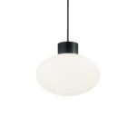 IDEAL LUX Κρεμαστό Φωτιστικό CLIO 1xE27 IP44 Μαύρου Χρώματος – 144245