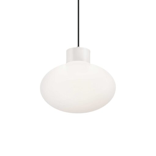 IDEAL LUX Κρεμαστό Φωτιστικό CLIO 1xE27 IP44 Λευκού Χρώματος – 144252