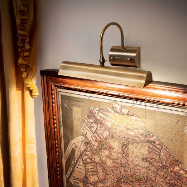 IDEAL LUX Επιτοίχιο Φωτιστικό RETRO 2xE14 Χρυσού Χρώματος – 144917