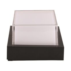 ΑΠΛΙΚΑ ΤΟΙΧΟΥ ΤΕΤΡΑΓΩΝΗ LED 12W 160X160X100 3000K IP65 ΜΑΥΡΗ PRO EUROLAMP – 145-20203